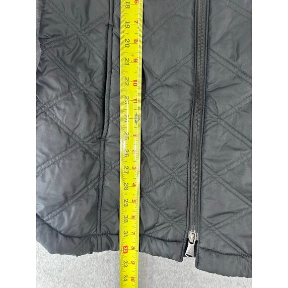 Prana Women's sz XS Esla Coat Black Fleece Quilted Comfort Parka Cozy Outdoors - Picture 9 of 12